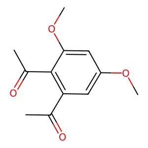 1,1'-(3,5-Dimethoxy-1,2-phenylene)di(ethan-1-one) structure