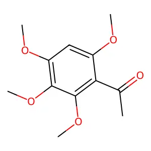2',3',4',6'-Tetramethoxyacetophenone structure