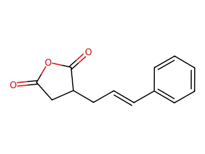 Cinnamylsuccinic anhydride structure