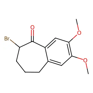 6-Bromo-2,3-dimethoxy-6,7,8,9-tetrahydro-5H-benzo[7]annulen-5-one structure