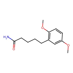 5-(2,5-Dimethoxyphenyl)pentanamide structure