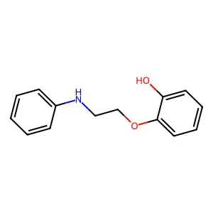 2-(2-Anilinoethoxy)phenol structure