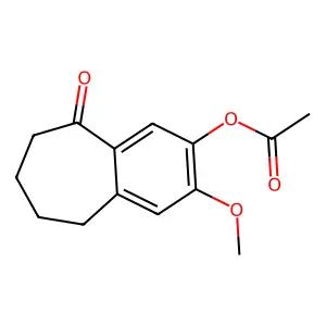 (2-Methoxy-5-oxo-6,7,8,9-tetrahydrobenzo[7]annulen-3-yl) acetate structure