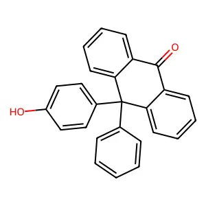 10-(4-Hydroxyphenyl)-10-phenylanthracen-9(10H)-one structure