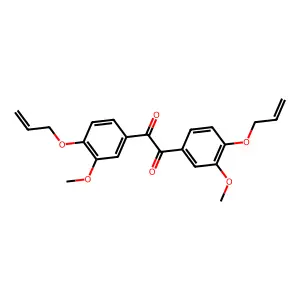 Bis{3-methoxy-4-[(prop-2-en-1-yl)oxy]phenyl}ethane-1,2-dione structure