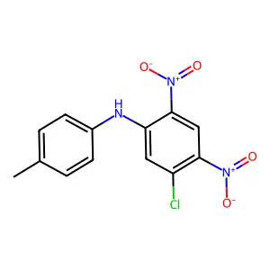 5-chloro-N-(4-methylphenyl)-2,4-dinitroaniline structure