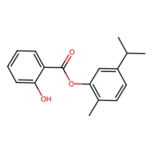 (2-Methyl-5-propan-2-ylphenyl) 2-hydroxybenzoate structure