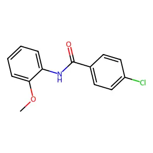 4-chloro-N-(2-methoxyphenyl)benzamide structure