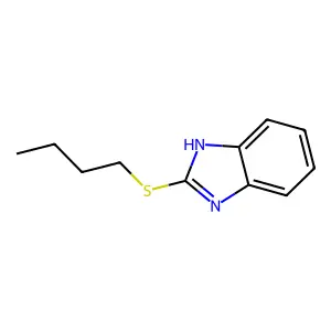 2-butylsulfanyl-1H-benzimidazole structure