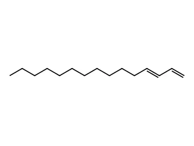 Pentadeca-1,3-diene structure