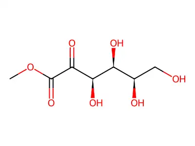 木-2-己酮糖酸甲酯 structure