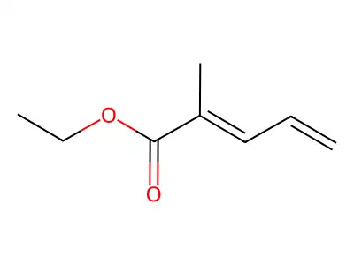 2-甲基-2,4-戊二烯酸乙酯 structure