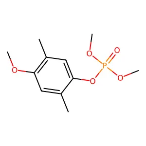 (4-Methoxy-2,5-dimethylphenyl) dimethyl phosphate structure