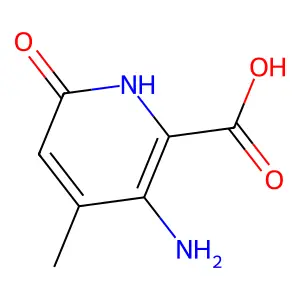 3-amino-4-methyl-6-oxo-1H-pyridine-2-carboxylic acid structure