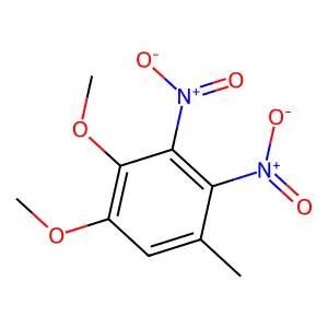 1,2-Dimethoxy-5-methyl-3,4-dinitro-benzene structure