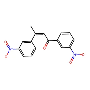 2-Buten-1-one,1,3-bis(3-nitrophenyl)- structure