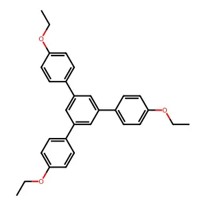 1,3,5-Tris(4-ethoxyphenyl)benzene structure