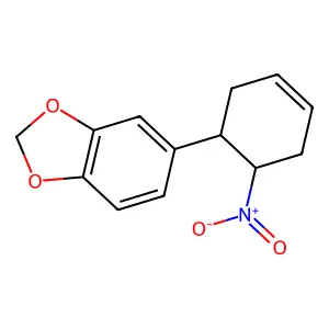 5-(6-Nitrocyclohex-3-en-1-yl)-2H-1,3-benzodioxole structure