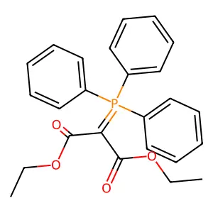 Diethyl (triphenyl-lambda~5~-phosphanylidene)propanedioate structure