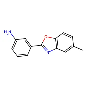 3-(5-甲基-1,3-苯并噁唑-2-基)苯胺 structure