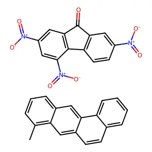 8-Methylbenzo[a]anthracene;2,4,7-trinitrofluoren-9-one structure