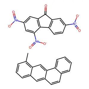 11-Methylbenzo[a]anthracene;2,4,7-trinitrofluoren-9-one structure