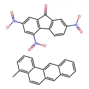 4-Methylbenzo[a]anthracene;2,4,7-trinitrofluoren-9-one structure