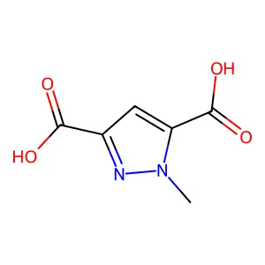 1-甲基-1H-吡唑-3,5-二甲酸 structure
