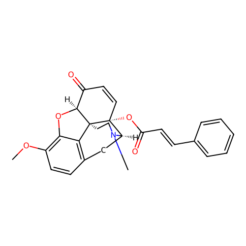 14-Cinnamoyloxycodeinone structure