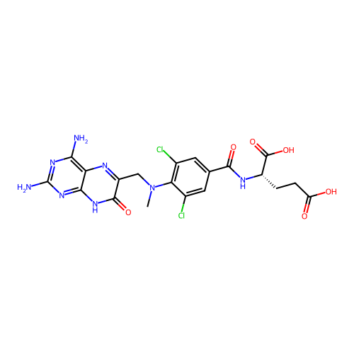 7-Hydroxydichloromethotrexate structure