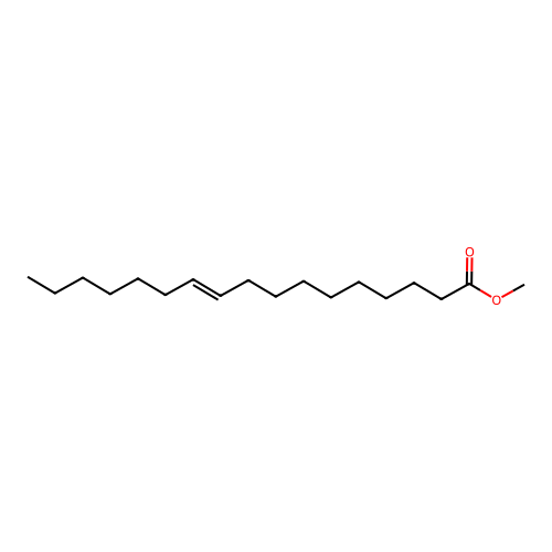 10-Heptadecenoic acid, methyl ester structure