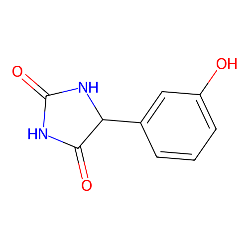 5-(3-Hydroxyphenyl)imidazolidine-2,4-dione structure