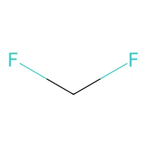 二氟甲烷 structure