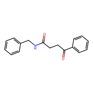 N-benzyl-4-oxo-4-phenylbutanamide structure