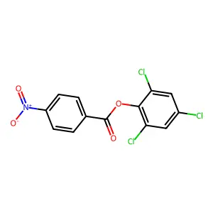 (2,4,6-Trichlorophenyl) 4-nitrobenzoate structure