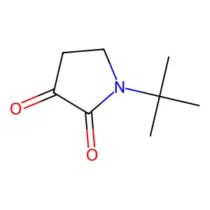 1-Tert-butylpyrrolidine-2,3-dione structure