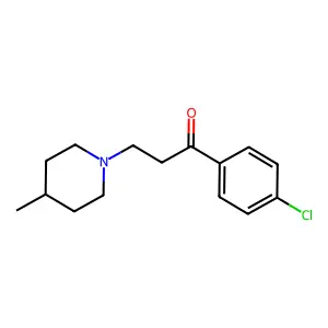 1-(4-Chlorophenyl)-3-(4-methylpiperidin-1-yl)propan-1-one structure