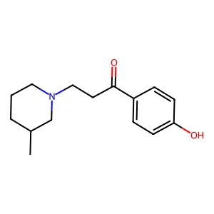 1-(4-Hydroxyphenyl)-3-(3-methylpiperidin-1-yl)propan-1-one structure