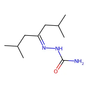 2-(2,6-Dimethylheptan-4-ylidene)hydrazine-1-carboxamide structure