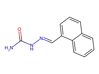 (Naphthalen-1-ylmethylideneamino)urea structure