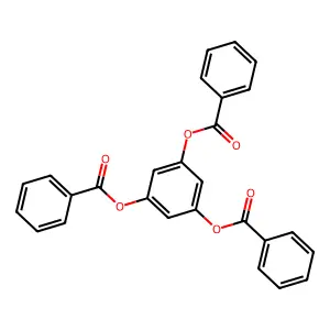 (3,5-Dibenzoyloxyphenyl) benzoate structure