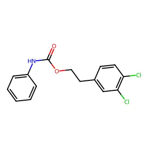 2-(3,4-dichlorophenyl)ethyl N-phenylcarbamate structure