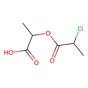 2-(2-Chloropropanoyloxy)propanoic acid structure