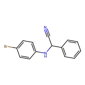 2-(4-Bromoanilino)-2-phenylacetonitrile structure