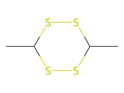 3,6-Dimethyl-1,2,4,5-tetrathiane structure