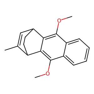 1,4-Ethanoanthracene, 1,4-dihydro-9,10-dimethoxy-2-methyl- structure