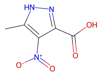 5-Methyl-4-nitro-2H-pyrazole-3-carboxylic acid structure