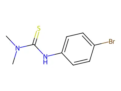 3-(4-Bromophenyl)-1,1-dimethylthiourea structure