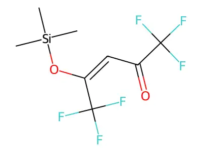 1,1,1,5,5,5-Hexafluoro-4-(trimethylsiloxy)-3-pentene-2-one structure
