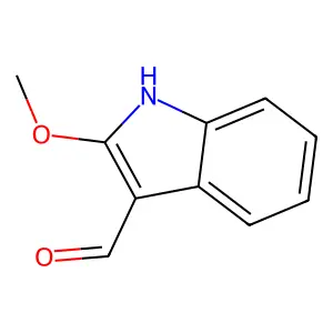 2-methoxy-1H-indole-3-carbaldehyde structure